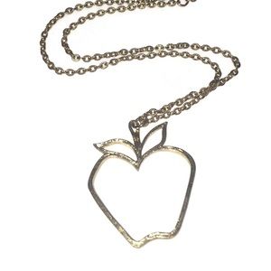 Sarah Coventry Goldtone Big Apple Necklace 1976